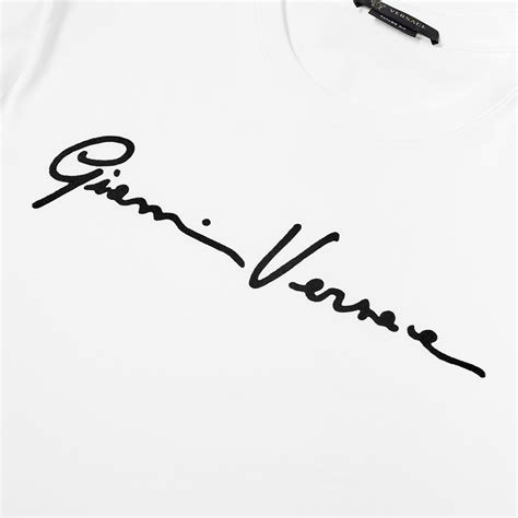 versace t-shirt white|gianni versace t shirt.